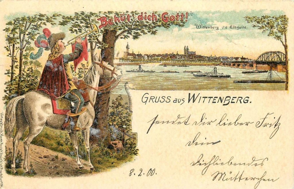 379-127-005 Wittenberg Litho, Verzenden, Voor 1920, Duitsland
