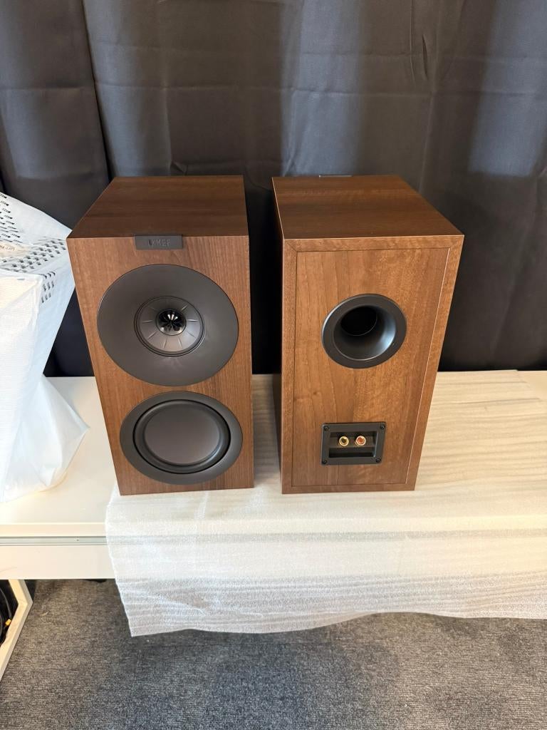 KEF Q concerto – Walnut | Als nieuw | Dealer garantie, Overige merken, Ophalen of Verzenden, Zo goed als nieuw, 120 watt of meer