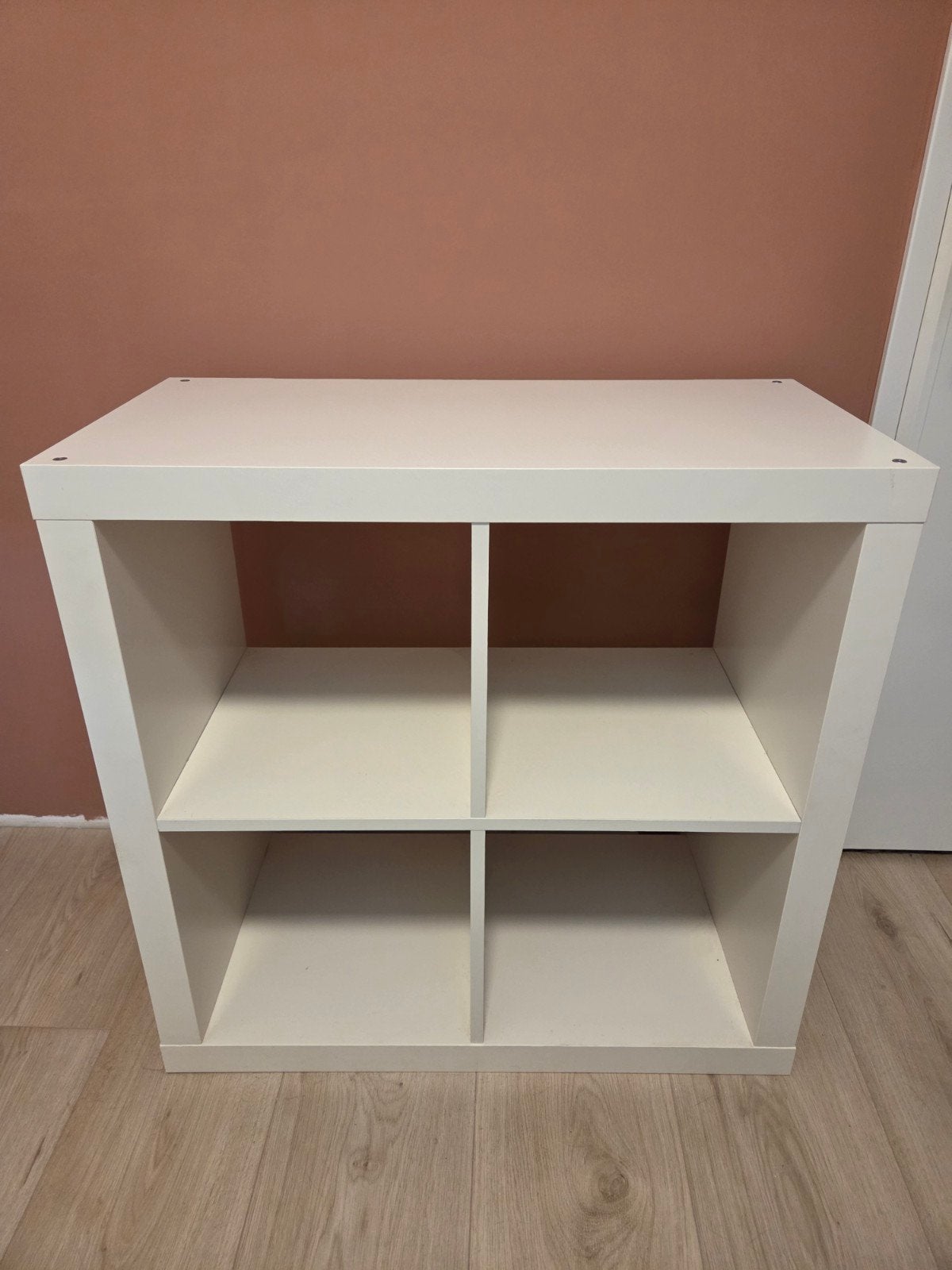 Ikea Kallax open kast 4 vakken wit, Ophalen, Zo goed als nieuw, Minder dan 150 cm, Minder dan 100 cm