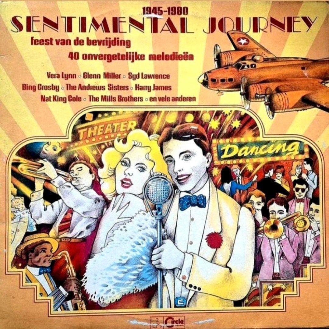 2-LP  VERZAMEL - Sentimental Journey (1945-1980), Ophalen of Verzenden, Gebruikt, 12 inch, Pop