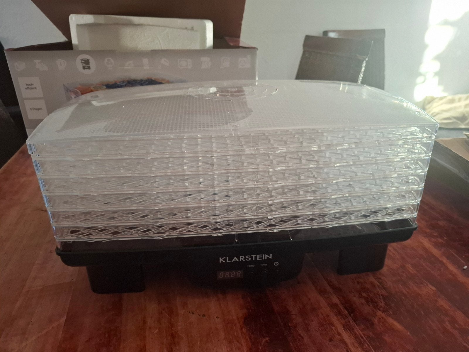 Klarstein Voedseldroger 550W, Ophalen of Verzenden, Nieuw