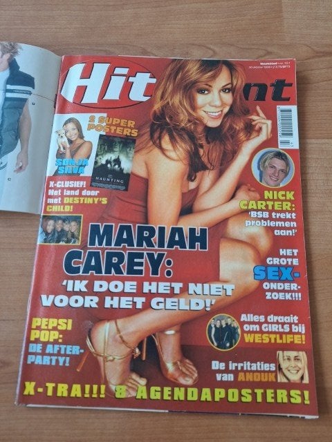 Hitkrant 1999 Mariah Carey Britney Sonja Silva LL Cool J, Verzamelen, Verzenden, 1980 tot heden, Nederland, Tijdschrift