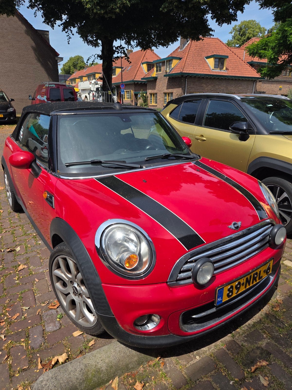 Mini 1.6 Cooper Cabrio 2010 Rood, Auto's, Mini, Particulier, Cooper, Bluetooth, Boordcomputer, Centrale vergrendeling, Cruise Control