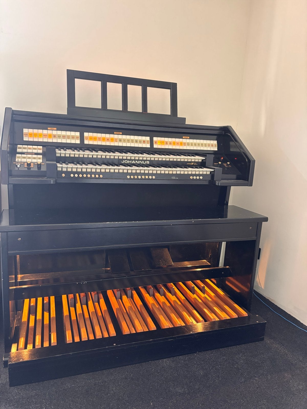 Johannus Opus 1210 Orgel zwart, Ophalen, Gebruikt, 2 klavieren, Orgel