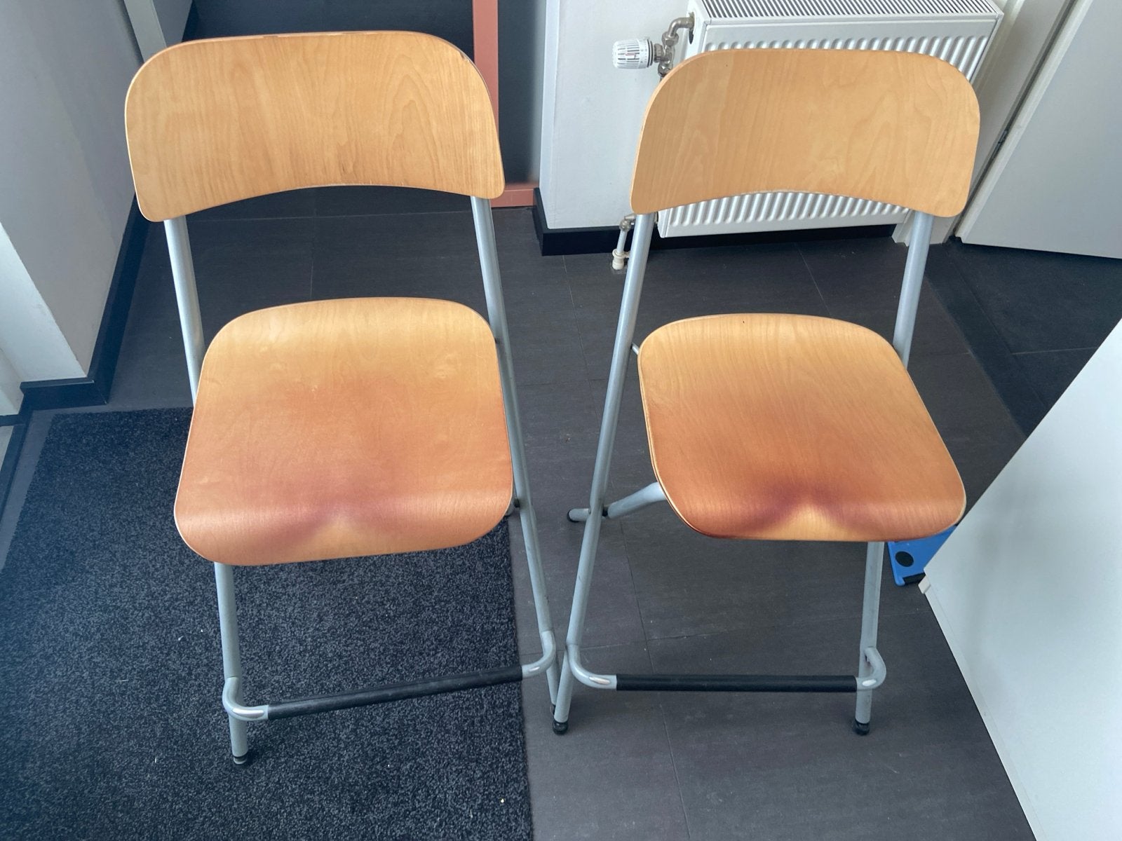 2 barkrukken IKEA, Ophalen, Gebruikt, Met voetsteun, 60 tot 90 cm
