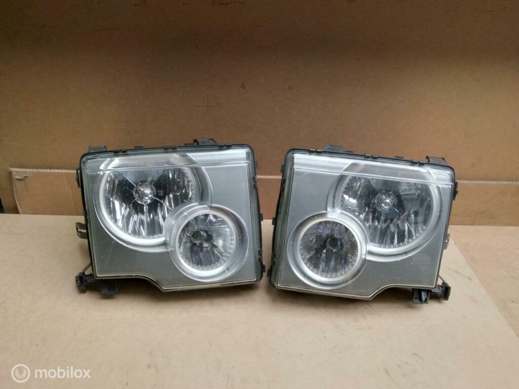 Koplampen Range Rover L322 Halogeen Koplamp Links Rechts, Land Rover, Ophalen of Verzenden, Gebruikt, Land Rover