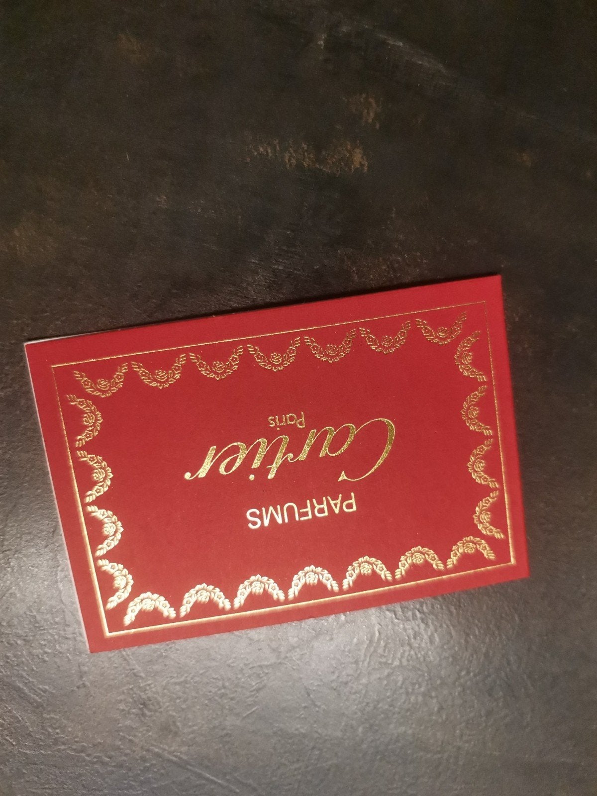 Cartier Parfums reclamekaartje, Ophalen of Verzenden, Zo goed als nieuw