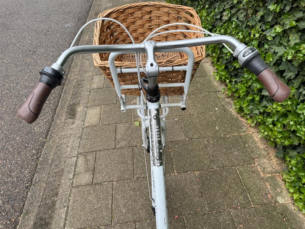 Gazelle fiets met mand en versnellingen, Ophalen, 50 tot 53 cm, Gazelle, Trommelrem