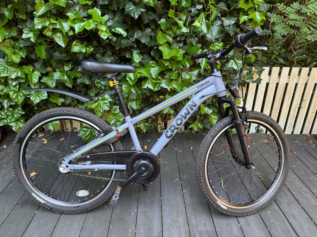 Kinderfiets Crown Tokio Mountainbike 24 inch, mooi!, Fietsen en Brommers, Fietsen | Jongens, Ophalen, Velgrem, Versnellingen, Gebruikt