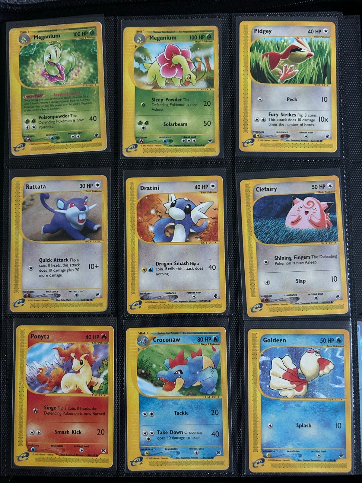 Pokémon kaarten Expedition & Aquapolis sets, Ophalen of Verzenden, Gebruikt, Meerdere kaarten, Foil