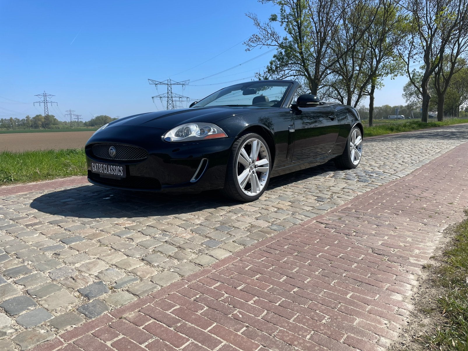 Jaguar xk 5.0 cabriolet 2010, Auto's, Automaat, Achterwielaandrijving, 5000 cc, Zwart