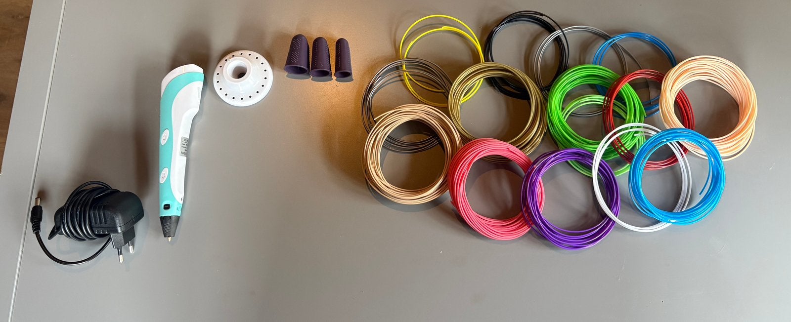 3D pen met accessoires, Ophalen of Verzenden, Gebruikt, Blauw
