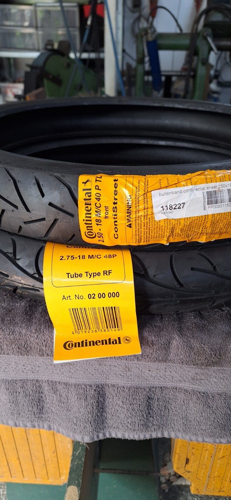 Continental ContiStreet Motorbanden Set - Nieuw, Ophalen of Verzenden, Nieuw