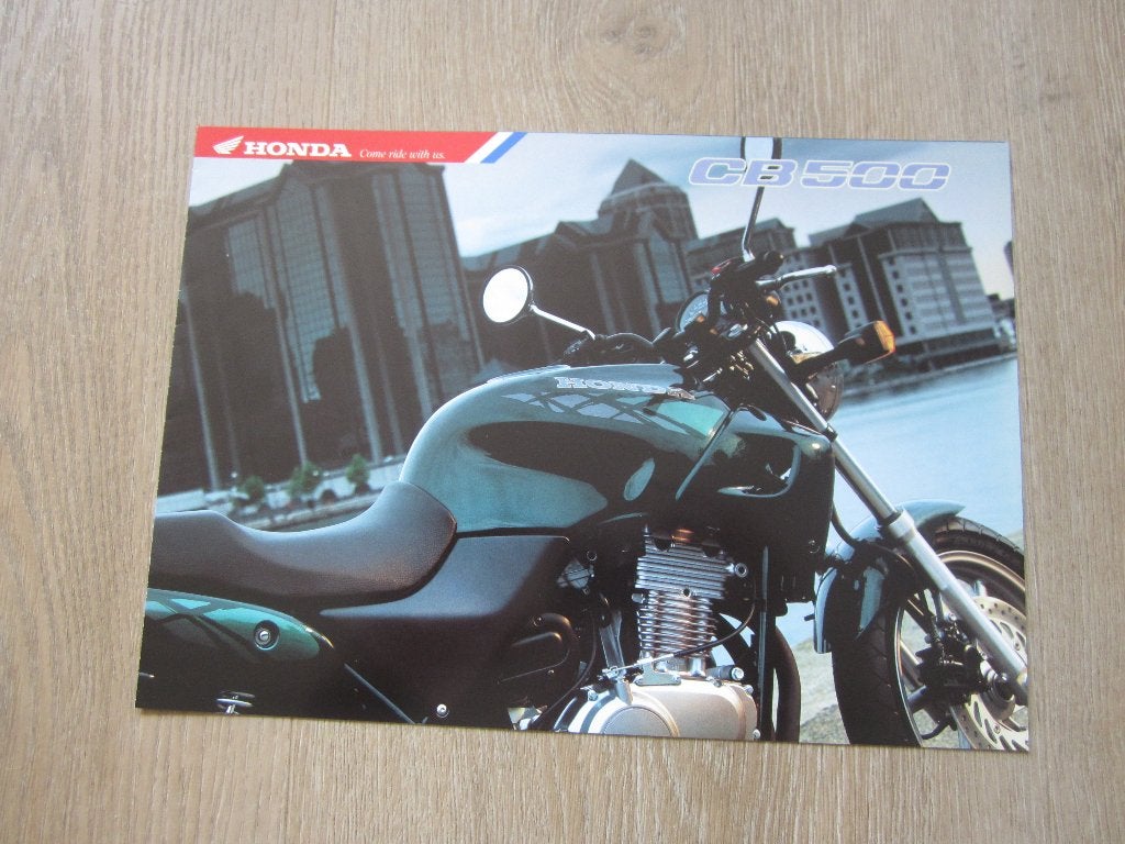 Honda CB 500 brochure folder 1993, Ophalen of Verzenden, Honda