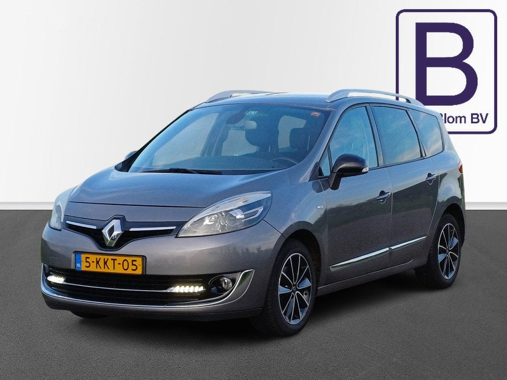 Renault Grand Scénic 2.0 Bose 7-Pers /Uniek 2.0!/Goed onder, Auto's, Renault, Euro 5, Gebruikt, Zwart, 4 cilinders