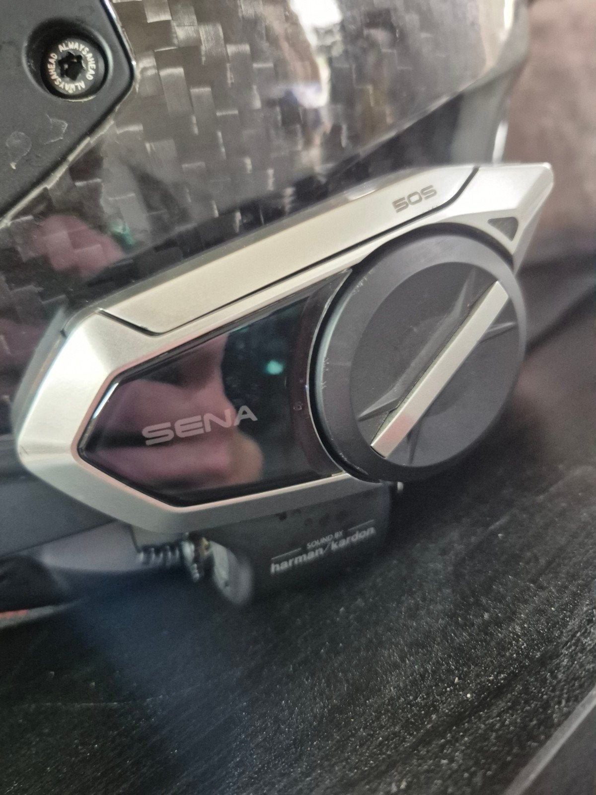 Sena S50 communicatiesysteem, Ophalen, Gebruikt