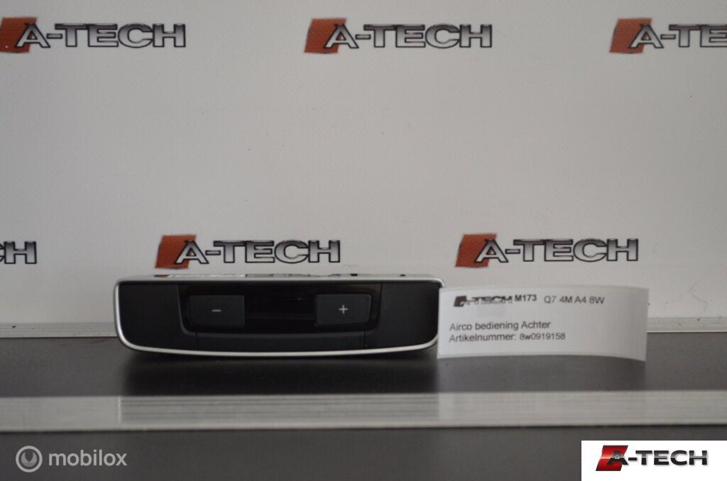 Airco bedieningspaneel Achter Audi A4 B9 Q7 4M A5 8w0919158, Auto-onderdelen, Audi, Gebruikt, Audi, Ophalen of Verzenden