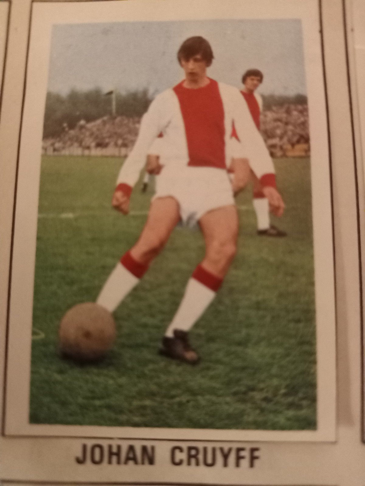 Johan Cruyff Spelerskaart - Vintage Voetbal Memorabilia, Verzamelen, Ophalen of Verzenden, Gebruikt, Ajax, Spelerskaart