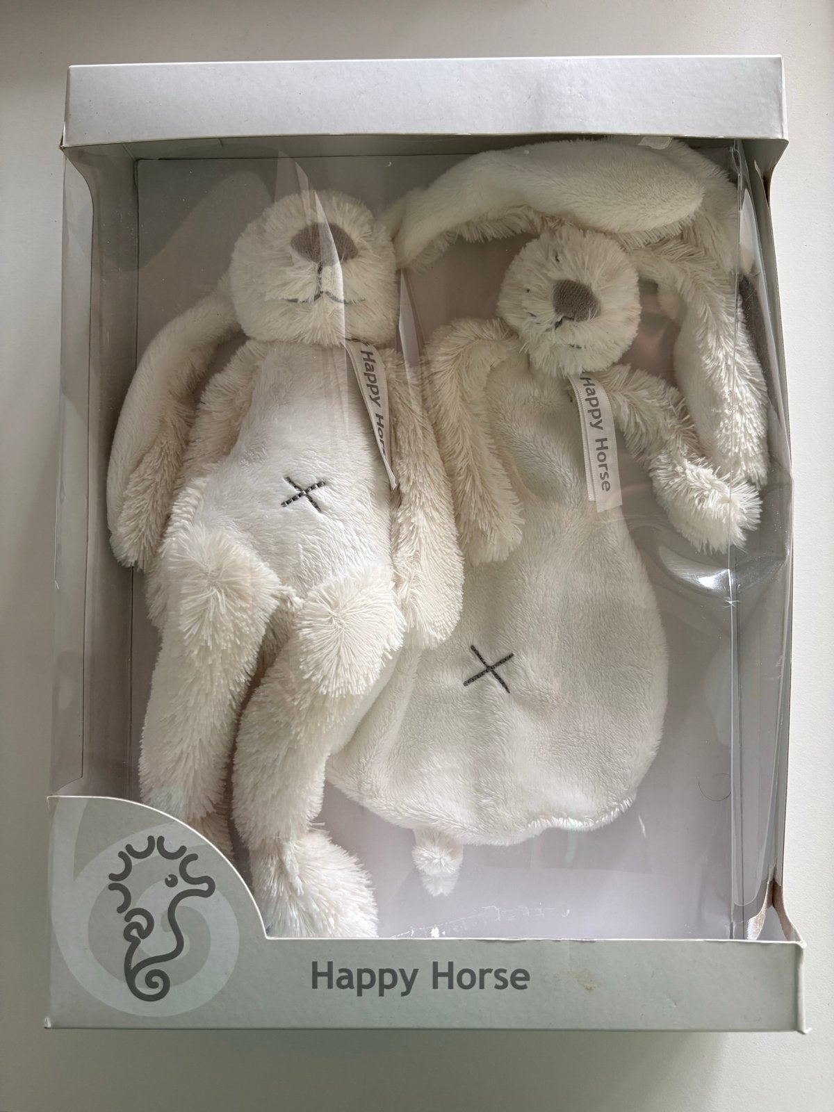 Happy Horse Knuffel Konijn Richie Giftbox Ivoor, Happy Horse, Ophalen of Verzenden, Met label, Beige
