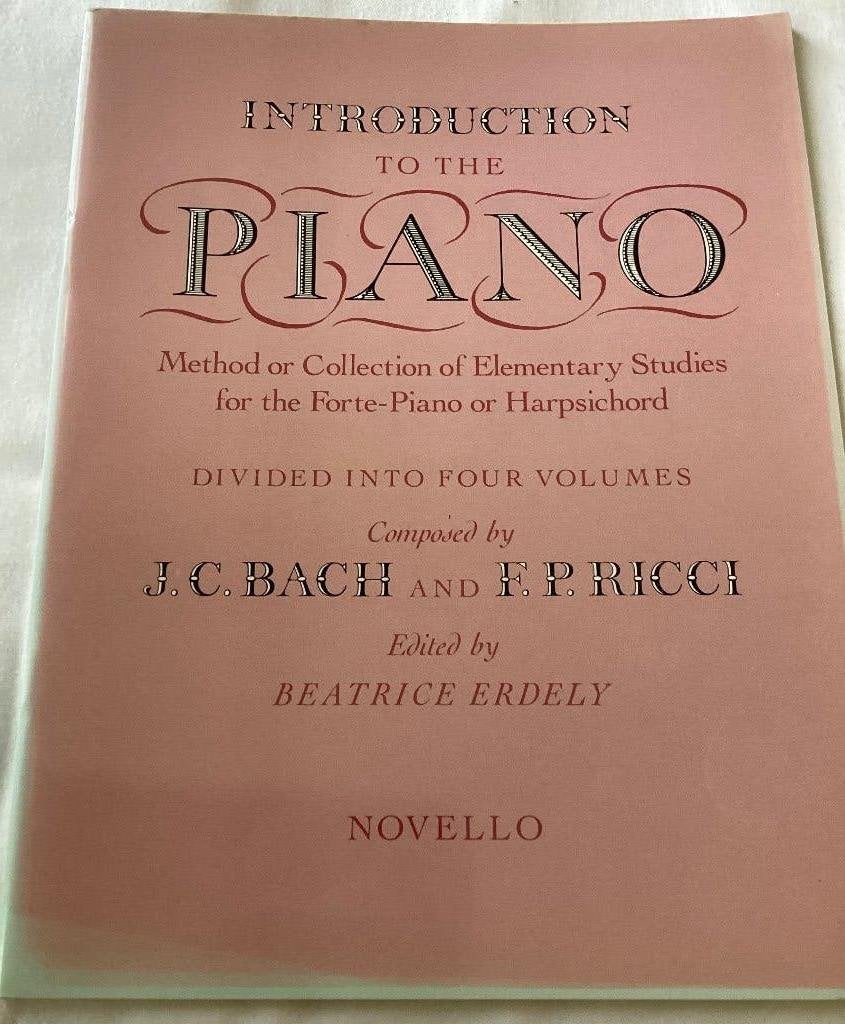 Introduction to the piano Bach, Ricci bladmuziek, Gebruikt, Klassiek, Ophalen of Verzenden, Artiest of Componist