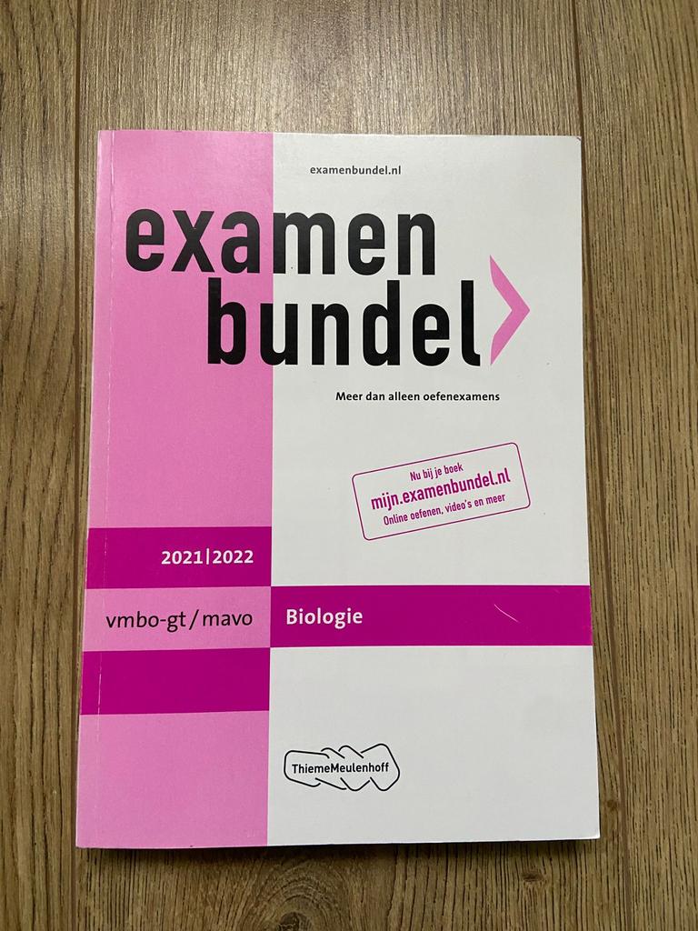 Examenbundel Biologie, Boeken, Ophalen of Verzenden, Zo goed als nieuw, HAVO, Biologie