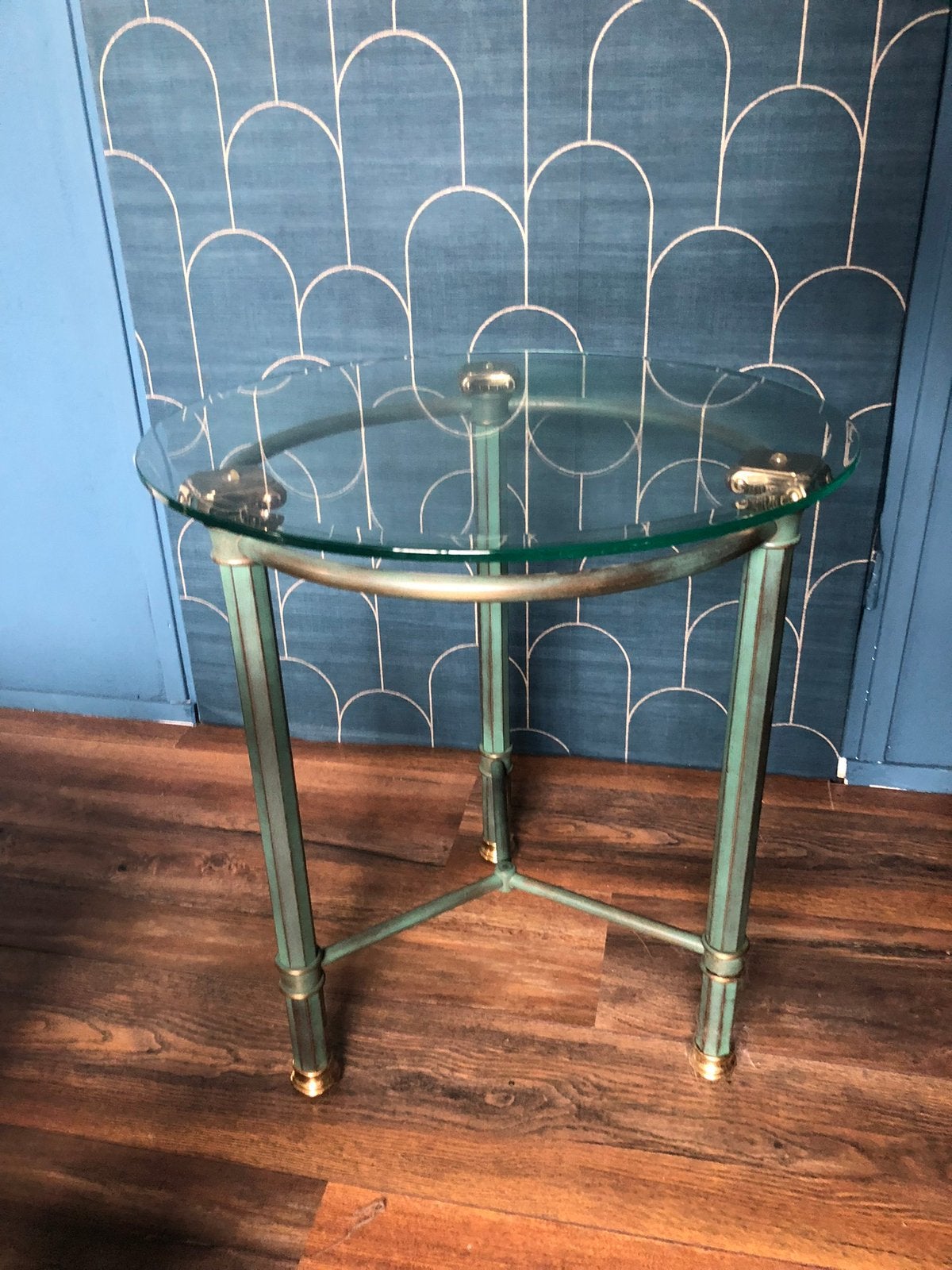Hollywood Regency tafeltjes, Minder dan 55 cm, Vierkant, Ophalen, 45 tot 60 cm