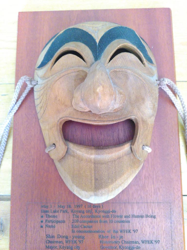 Koreaans Hahoetal masker, Antiek en Kunst, Ophalen of Verzenden