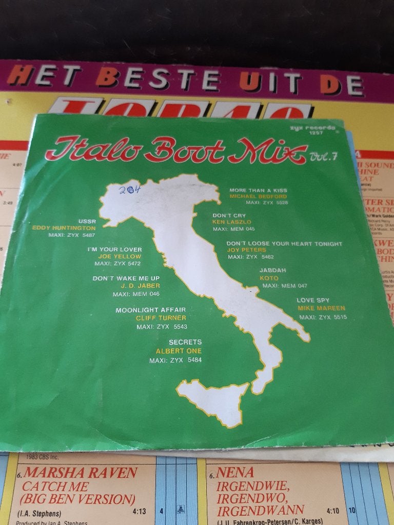 volume 7 - italo bootmix   f, Gebruikt, Verzenden, 7 inch, Pop