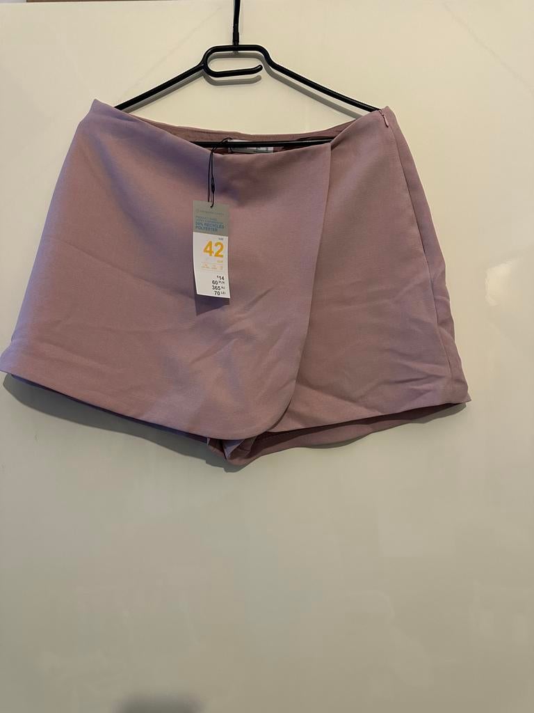 Nieuwe "skort" rokje met broekje eronder, oudroze, maat 42, Ophalen, Maat 42/44 (L), Nieuw, Roze