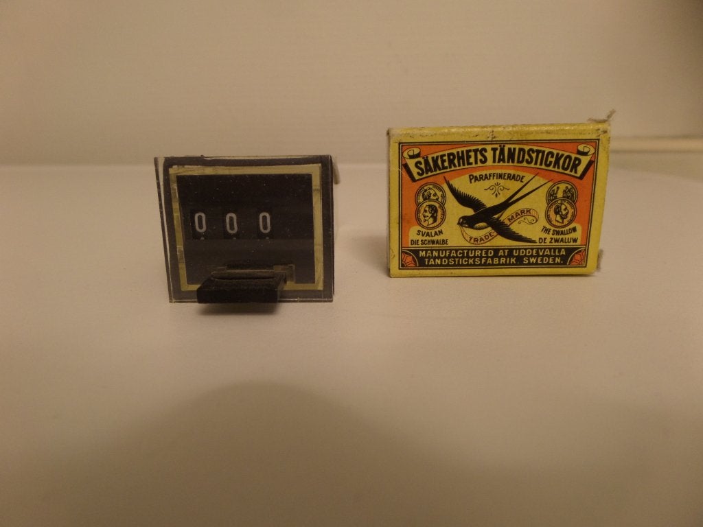 Pulsteller, Landis&Gyr, 24 VDC-(#9062), Ophalen of Verzenden, Gebruikt