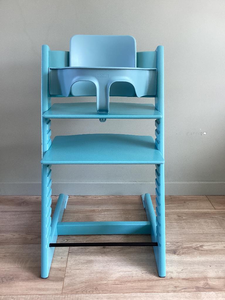 Stokke Tripp Trapp aqua, Ophalen, Nieuw, Meegroeistoel