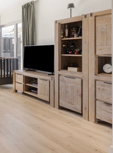 Kastenset Pronto Wonen: 2 hoge kasten + TV-meubel, Ophalen, Zo goed als nieuw