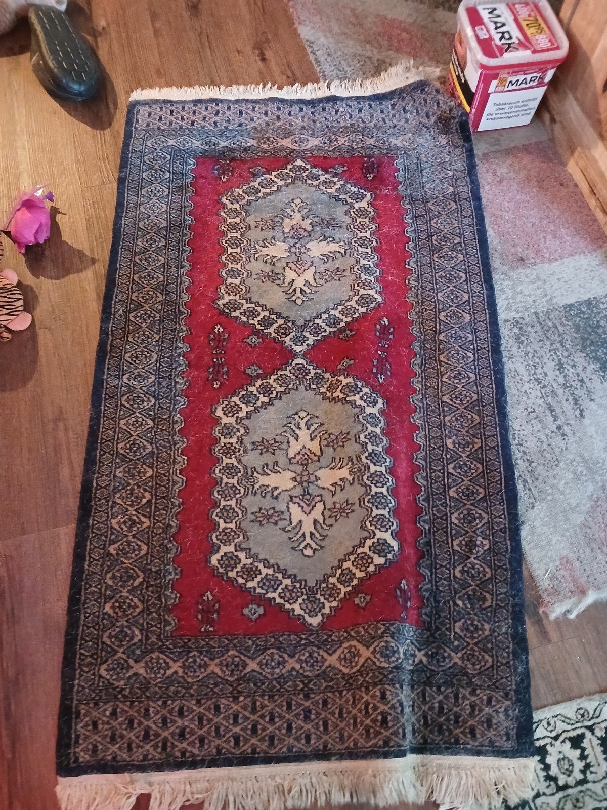 Set van 4 handgemaakte Bouchara tapijten, Ophalen, Minder dan 50 cm, Gebruikt, 50 tot 100 cm