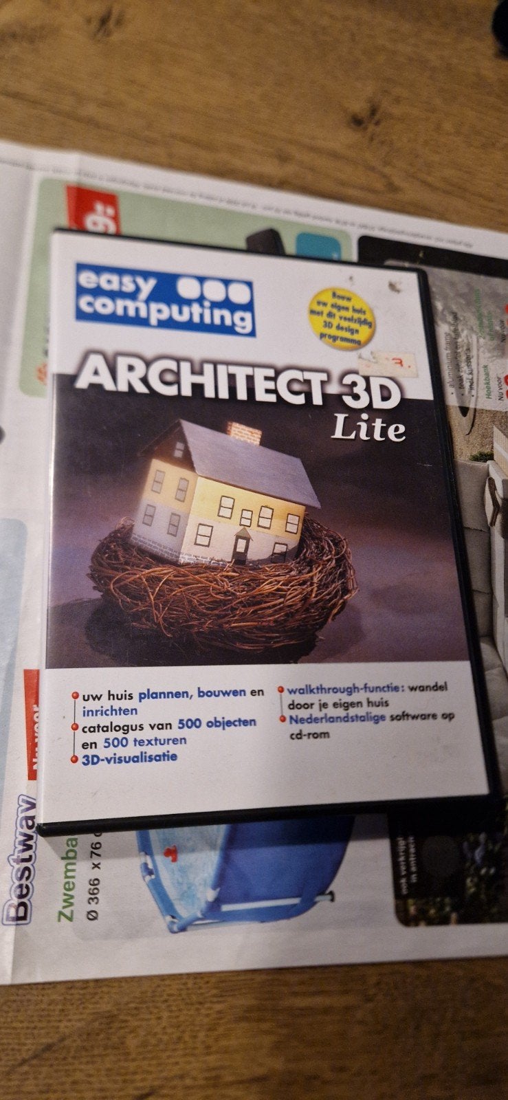Architect 3D Lite - Huisontwerp Software CD-ROM, Ophalen of Verzenden, Gebruikt, Windows