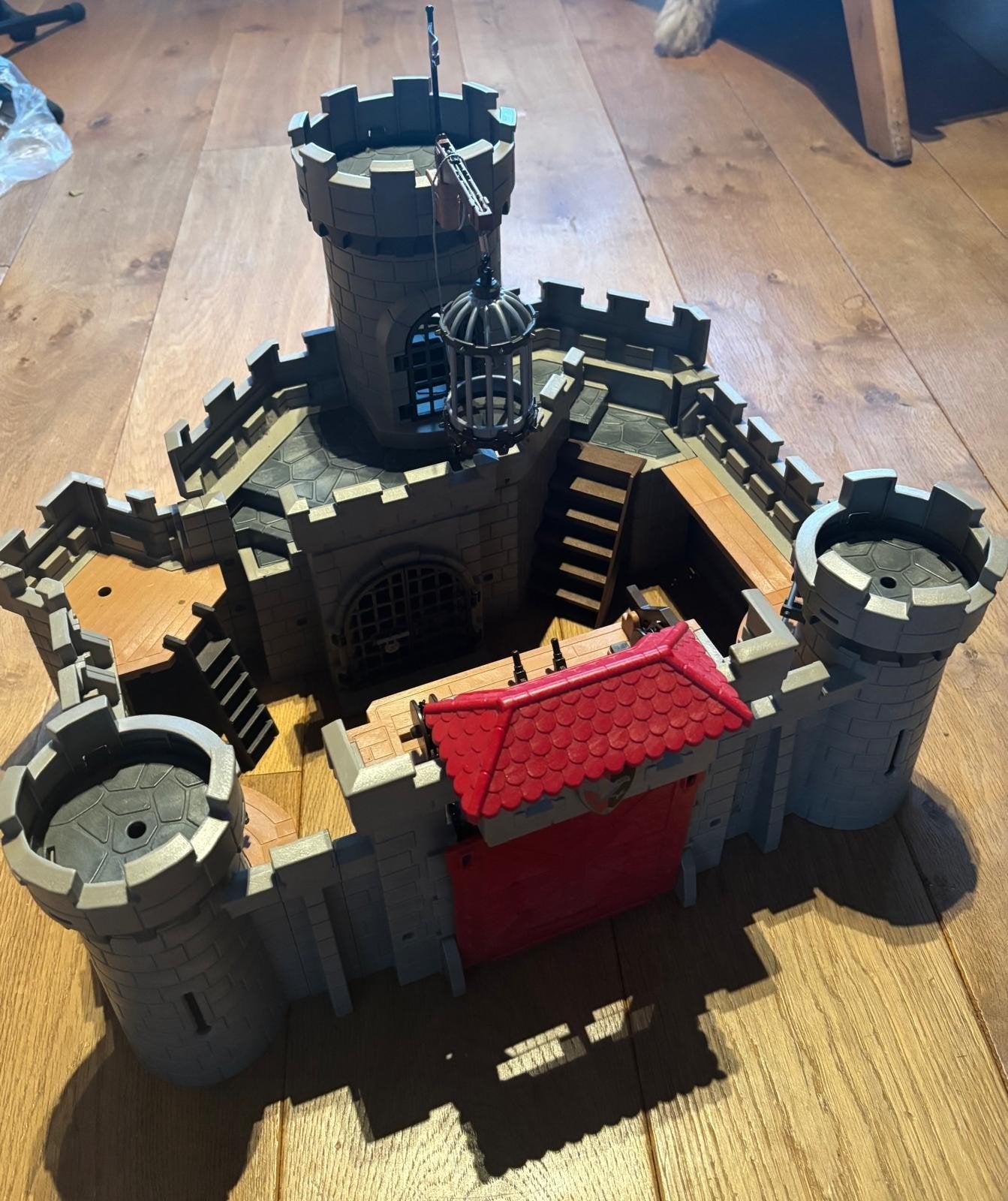Playmobil Rood Kasteel - Ridderkasteel, Gebruikt, Complete set, Ophalen of Verzenden, Kasteel/Fort