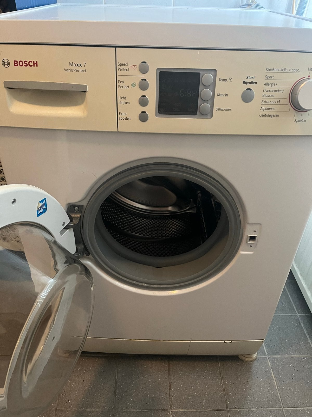 Bosch Maxx 7 VarioPerfect Wasmachine - Zo goed als nieuw, Ophalen, Zo goed als nieuw, Voorlader, 85 tot 90 cm