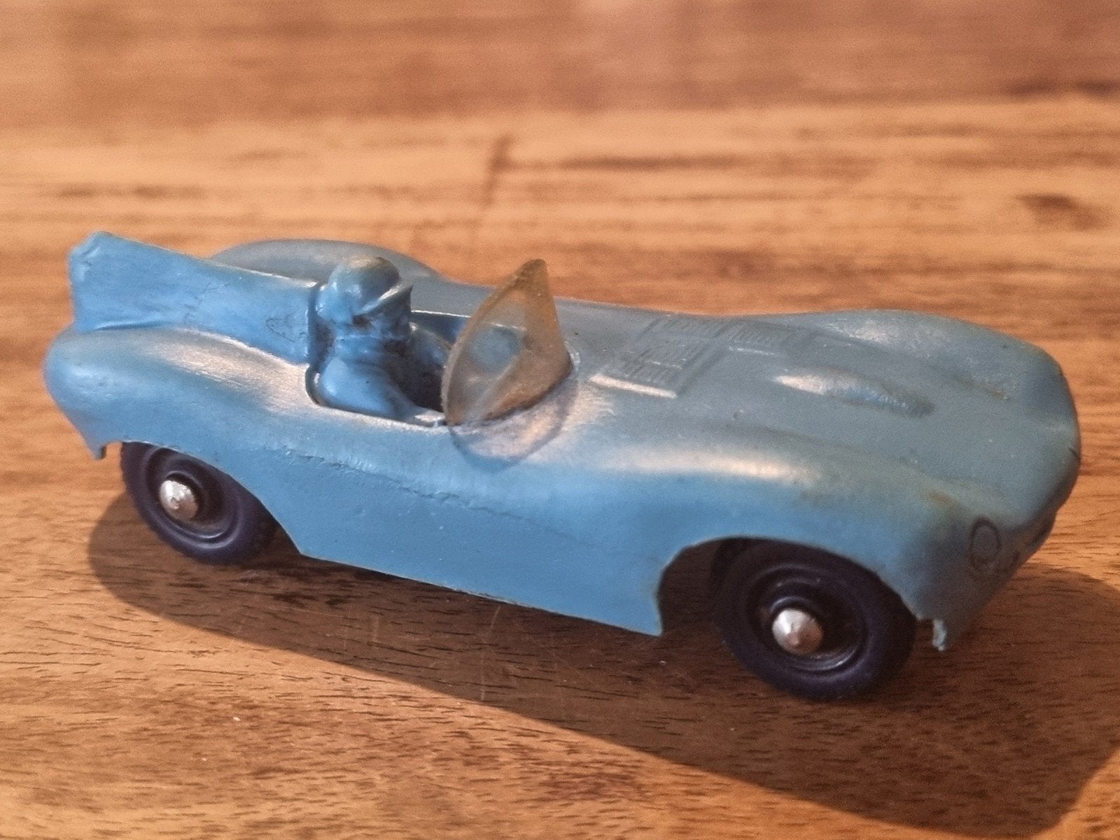 Vintage Tomte Laerdal Auto Speelgoed - Blauw, Overige merken, Gebruikt, 1:50 of kleiner, Auto