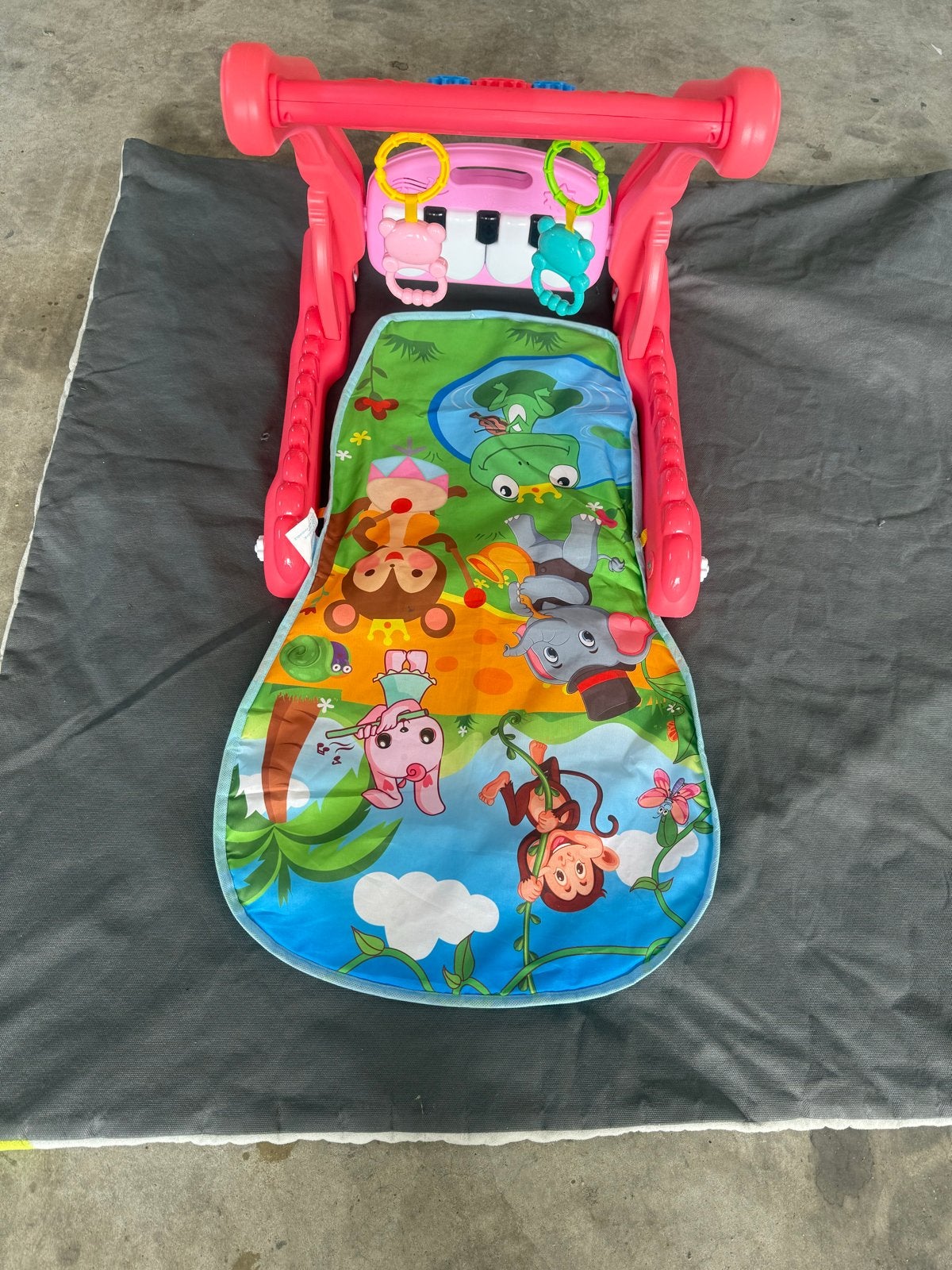 Babygym met Speelkleed en Piano - Zo goed als nieuw, Kinderen en Baby's, Ophalen of Verzenden, Zo goed als nieuw, Babygym, Met licht