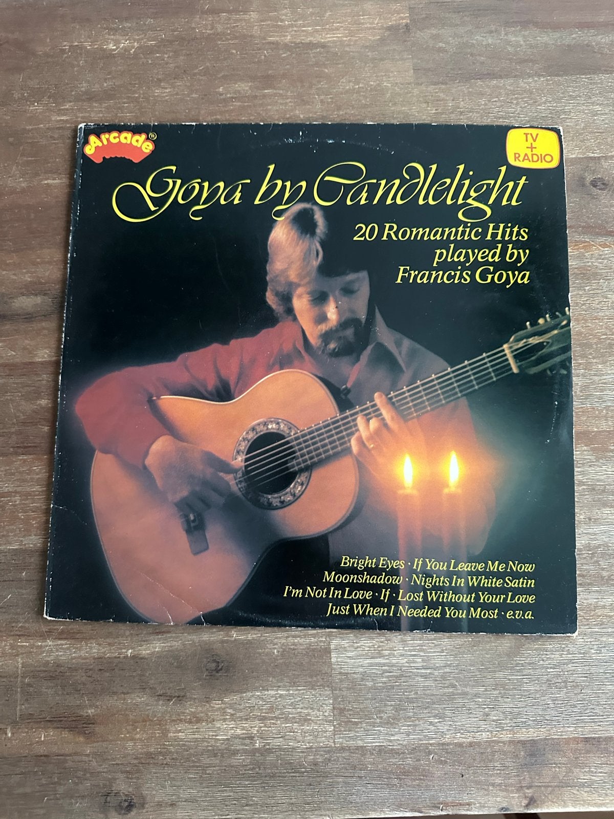 Francis Goya - Goya by Candlelight LP (1978), LP, Gebruikt, Pop, Ophalen of Verzenden