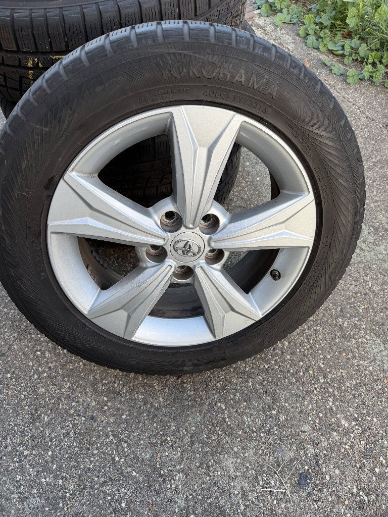 Winterbanden en velgen Toyota CHR, Ophalen