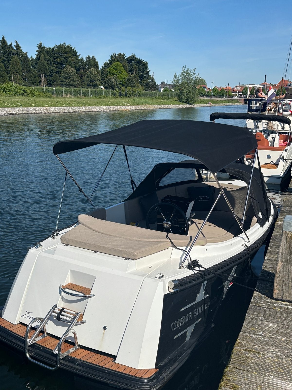 Corsiva 500 Tendersloep met Suzuki 30 PK - Vaarklaar!, Tender, Ophalen of Verzenden, Zo goed als nieuw, Anker