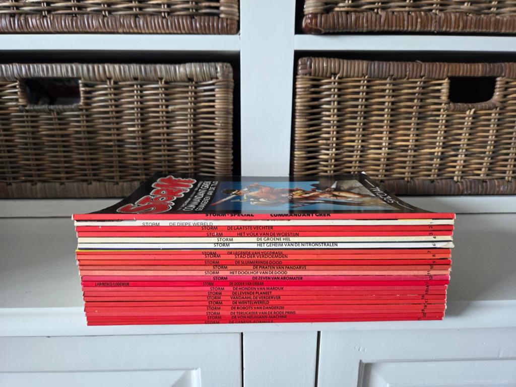 Storm strips (21 stuks), Boeken, Stripboeken, Gelezen, Meerdere stripboeken, Ophalen of Verzenden