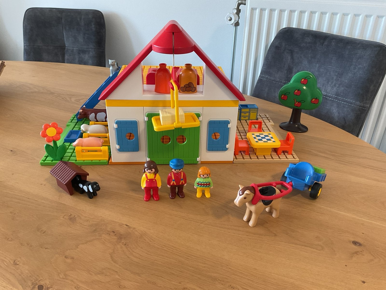 Playmobil 123 : Grote Boerderij - 6750 - compleet, Kinderen en Baby's, Ophalen, Gebruikt