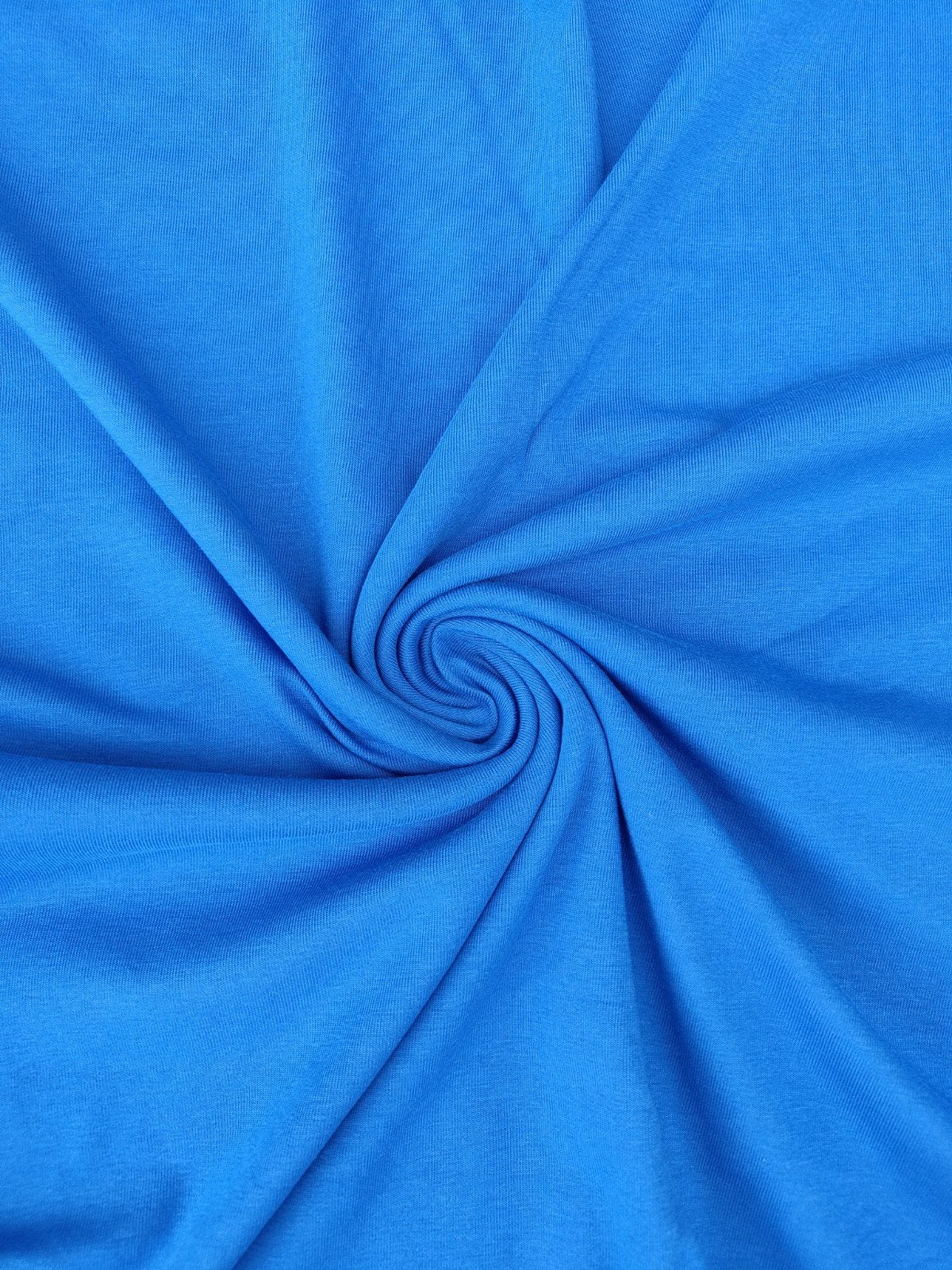 kobalt blauwe tricot, Hobby en Vrije tijd, Stoffen en Lappen, 120 cm of meer, Nieuw, Ophalen of Verzenden, Katoen