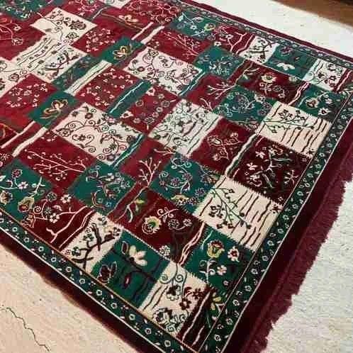 Vintage woonkleed grand foulard patchwork look 238/158, Gebruikt, Mon Plaisir 19, Etten-Leur, Netherlands, DJT De Juiste Toon