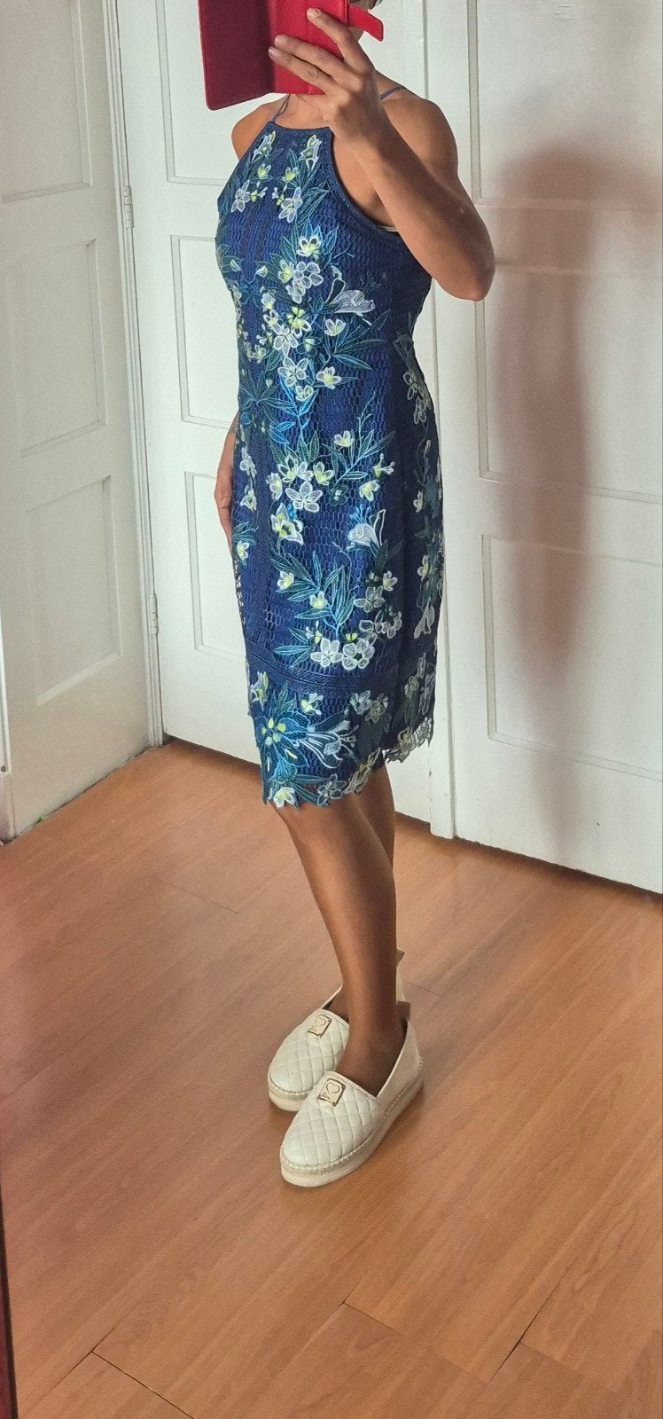 Mooi jurkje van Karen Millen maat 38, Kleding | Dames, Maat 38/40 (M), Karen Millen, Blauw, Ophalen of Verzenden