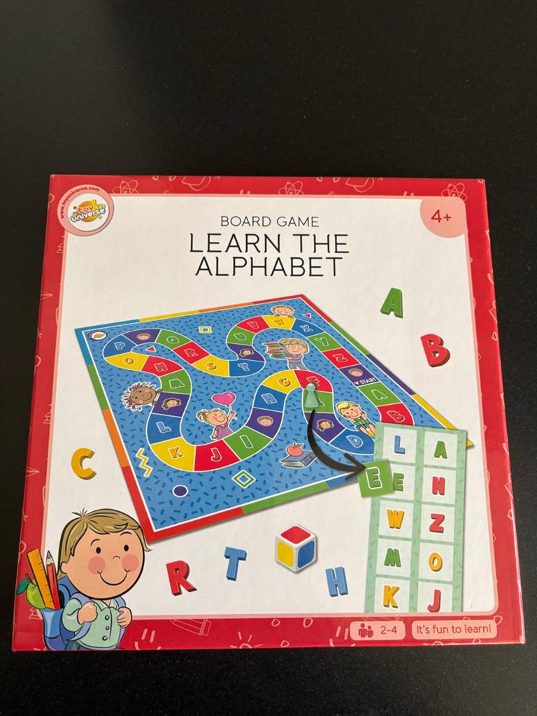 Leer het Alfabet Bordspel - Educatief Spel voor Kinderen, Ophalen of Verzenden, Zo goed als nieuw