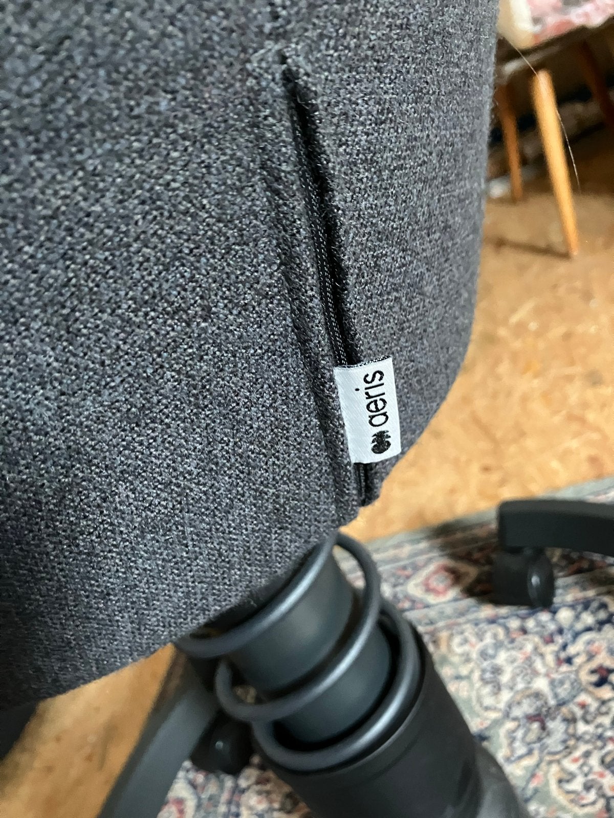 Aeris Swopper Ergonomische Kruk - Zwart/Grijs, Ophalen, Zwart, Zo goed als nieuw, Bureaukruk