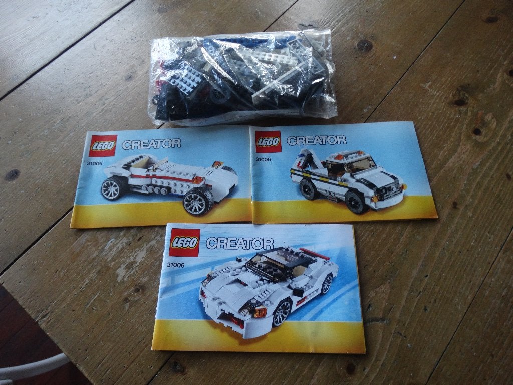 LEGO Creator Snelle racewagen 31006  3 in 1, Ophalen of Verzenden, Zo goed als nieuw, Lego