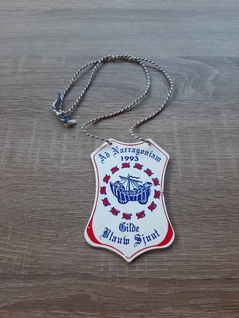 Medaille Gilde Blauw Sjuut 1993, Ophalen of Verzenden, Overige materialen, Nederland